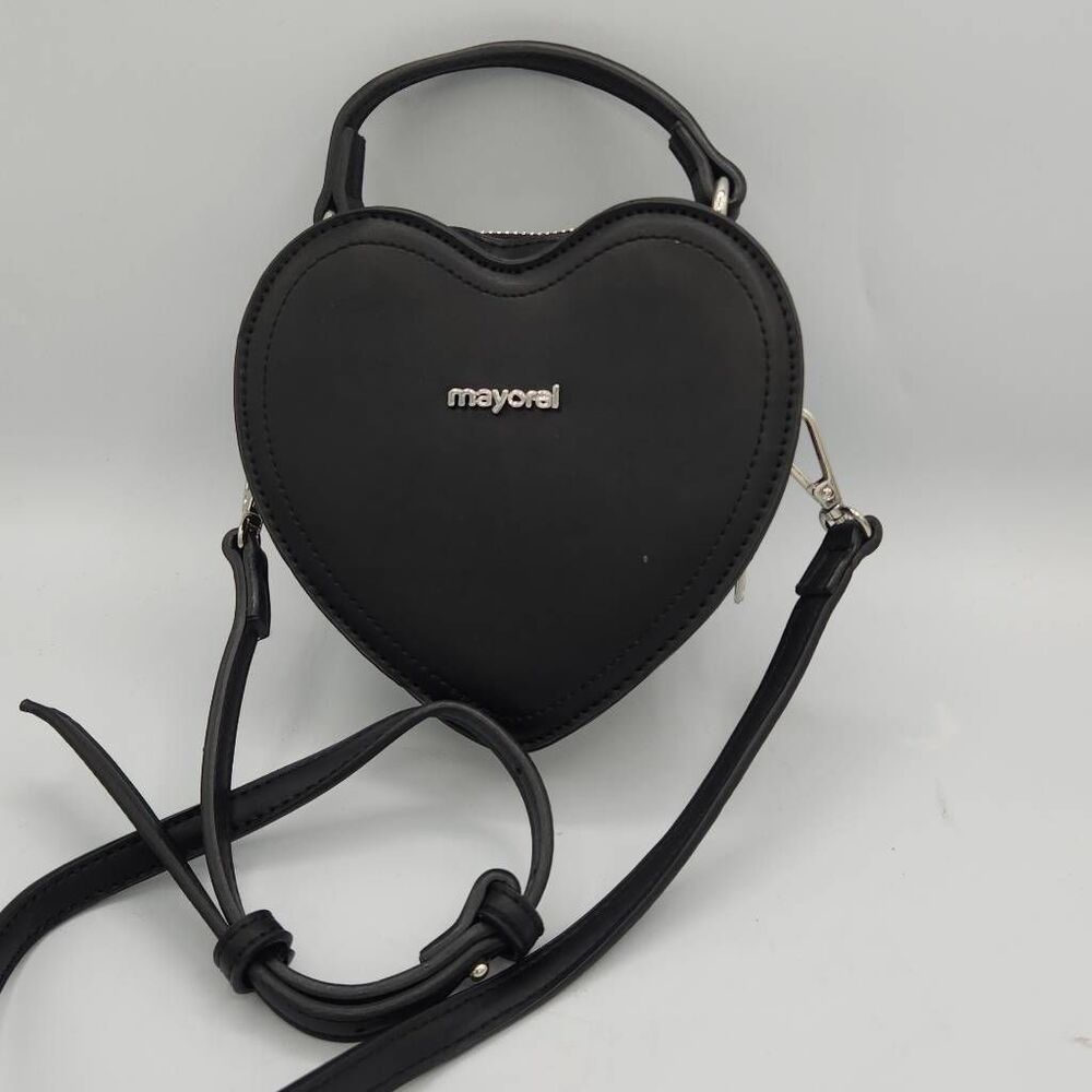 Mayoral heart shape girls crossbody bag